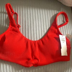 Ribbed Hollister Tie Knot Swim Top! New with tags!